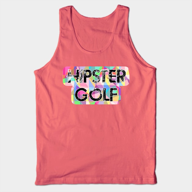 Hipster Golf Tank Top by Kitta’s Shop